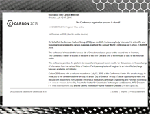 Tablet Screenshot of carbon2015.org